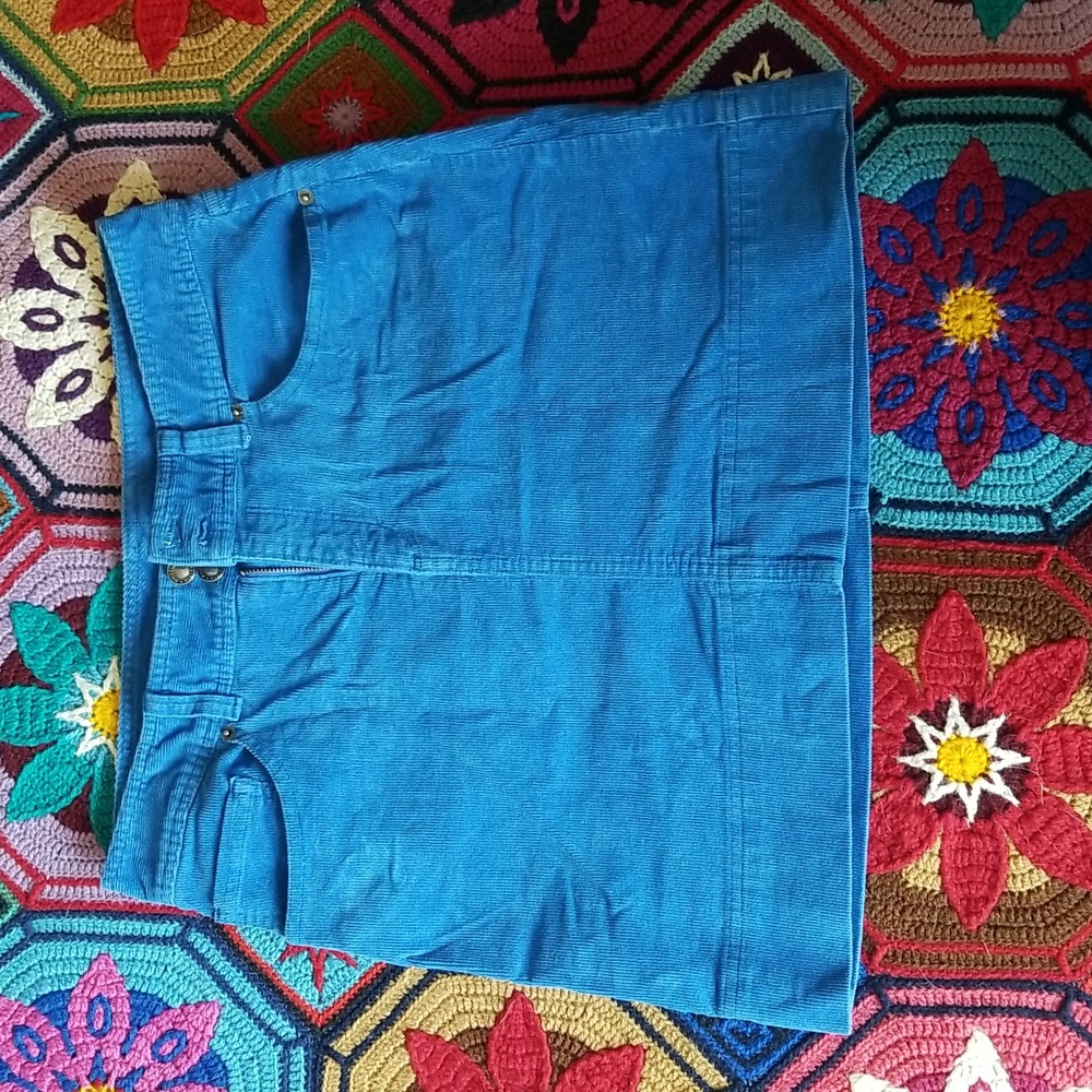 Patagonia Women's Blue Corduroy Skirt Sz 4